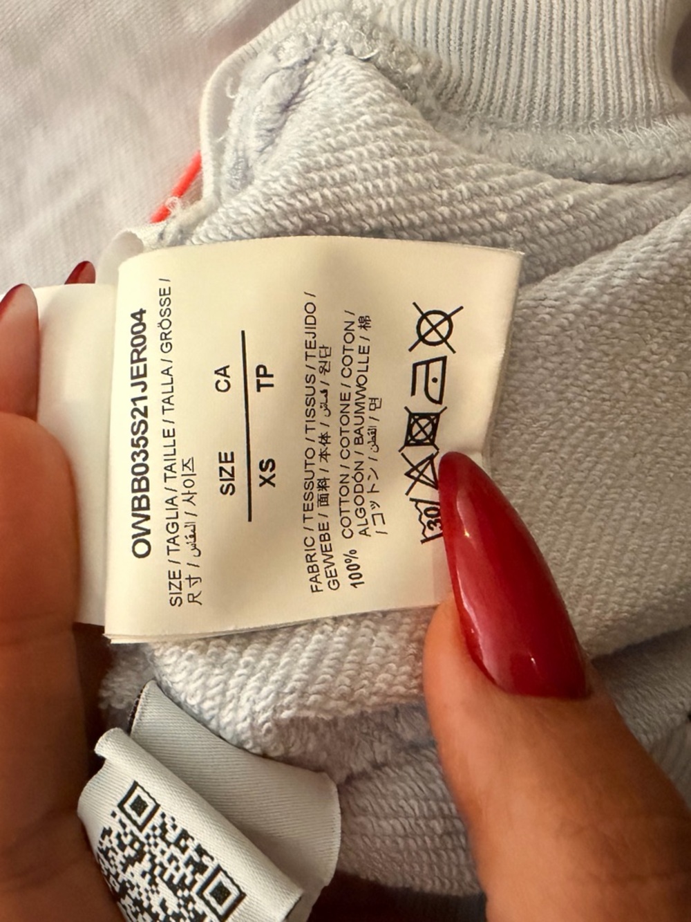 Off-White Joggers XS Sky Blue Sweatpants Virgil Abloh Rare Set Piece - Picture 7 of 16